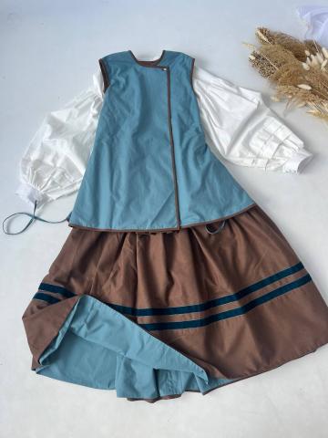 Блакитно-коричневий