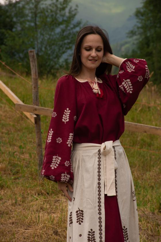 Сорочка довга з вибійкою (Індивідуальне пошиття)