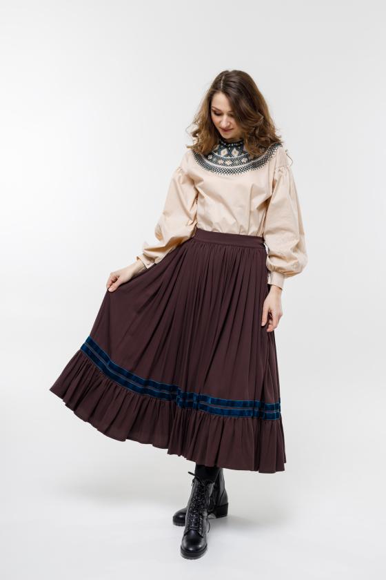 Спідниця зі шляркою (Індивідуальне пошиття)