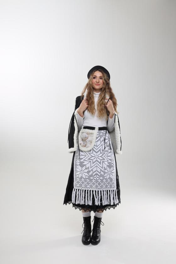 Фартушок Зірки, філейне плетіння