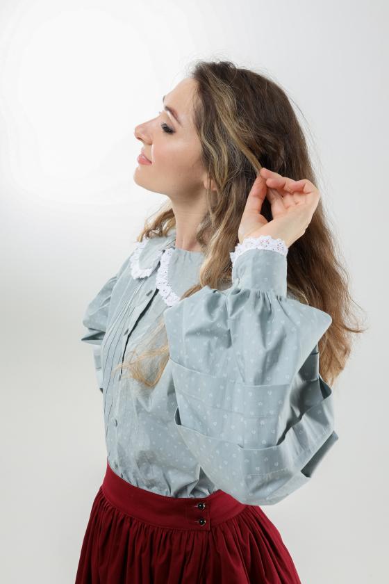 Сорочка сіра, горох (M)