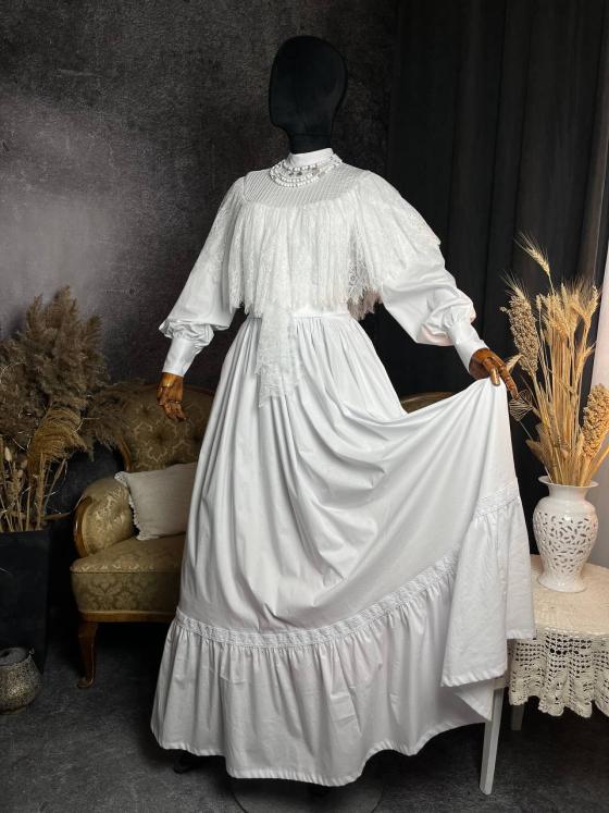 Сукня Муза в білому кольорі (Індивідуальне пошиття)