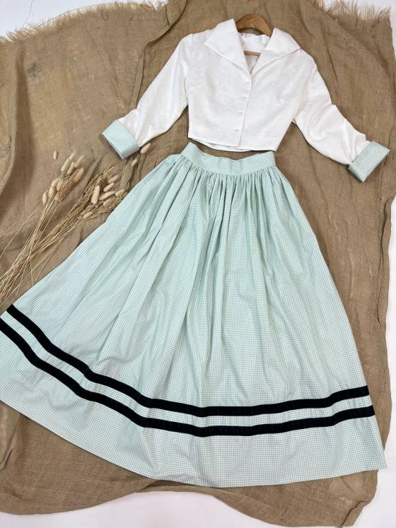 Жакет білий, жакард (M)