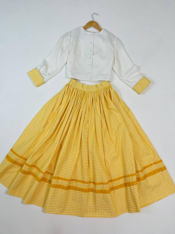 Жакет білий, жакард (M)