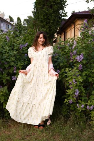 Сукня квіткова, батист (Індивідуальне пошиття)