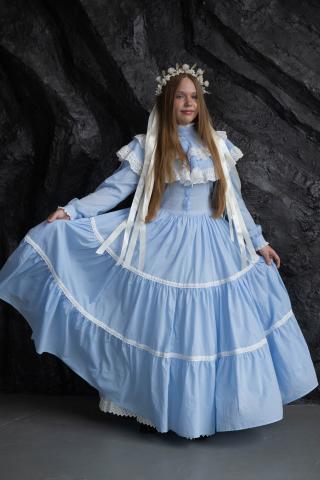 Сукня з мереживом блакитна (M) Сукня з мереживом блакитна (M)