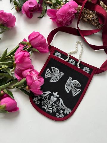 Кишеня Пташки, вибійка та ручний розпис