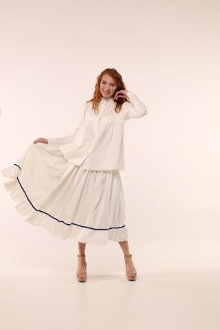 Спідниця зі шляркою, жакардова (Індивідуальне пошиття)