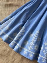 Спідниця одностороння з високим корсетним поясом з вибійкою