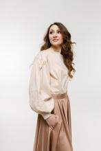 Сорочка з ґудзиками на спині (XS)