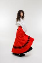 Двостороння спідниця з кокеткою