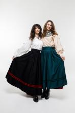 Двостороння спідниця з кокеткою Двостороння спідниця з кокеткою