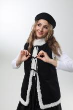 Камізелька двостороння, штучне хутро (XS) Камізелька двостороння, штучне хутро (XS)