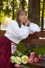 Сорочка з пишними рукавами біла (M) Сорочка з пишними рукавами біла (M)