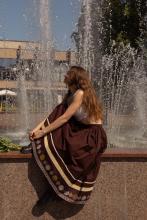 Спідниця одностороння з вибійкою (Індивідуальне пошиття)