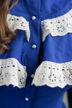 Сукня з мереживом синя (M) Сукня з мереживом синя (M)