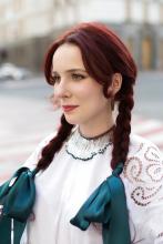 Сорочка з рукавами Рішельє (S)