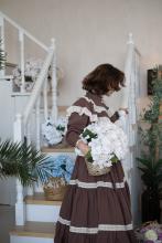 Сукня з мереживом коричнева (M) Сукня з мереживом коричнева (M)