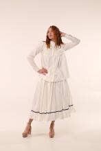 Спідниця зі шляркою, жакардова (Індивідуальне пошиття)