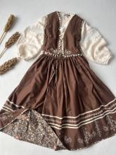 Двостороння жилетка з вибійкою пташки (Індивідуальне пошиття)