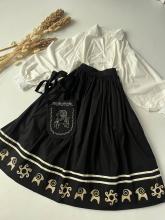 Двостороння спідниця з вибійкою Баранці Двостороння спідниця з вибійкою Баранці